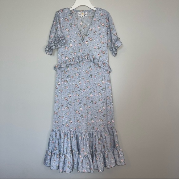 Oopsie Daisy Other - Oopsie Daisy Floral Kids Casual Dress - Blue- girls 8